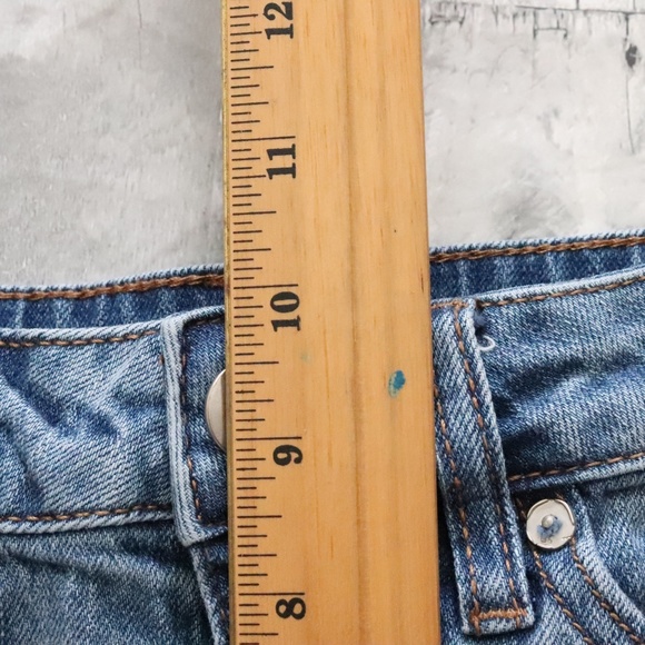 JOE'S JEANS HIGH WAISTED DISTRESSED SHORTS - Picture 5 of 6